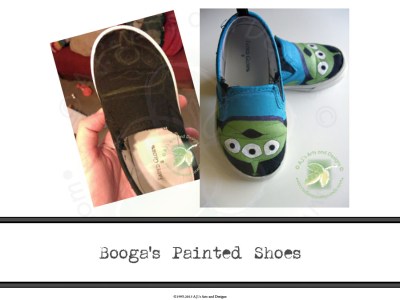 Booga's Painted Shoes