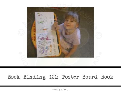 Book Binding 101: Poster Board Book