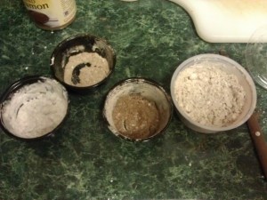 Cups of Makeup Containers of Makeup