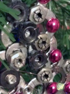 Close up of the Steampunk Tree
