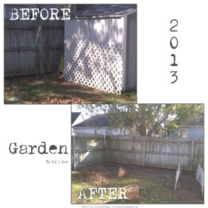 Before and After My Garden 2013