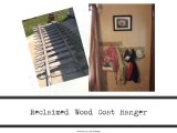 Leslierahye’s Earth Day Blog Hop – Reclaimed Wood Coat&nbsp;Hanger