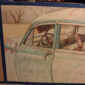 The car what it looks like as of 12:03am.