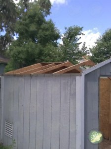 Roof gone - time to call in the help