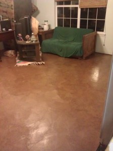 Making progress the Polyurethane applied