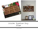 Printer Typeface Tray&nbsp;Frame