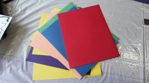 Rainbow Colored Cardstock