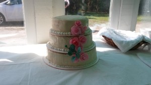 Cake made it to the Wedding!