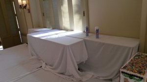 Lots of sheets and can snow