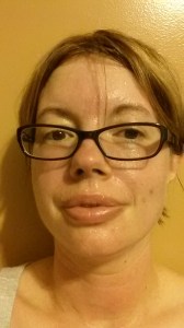 Look I am sort of smiling...